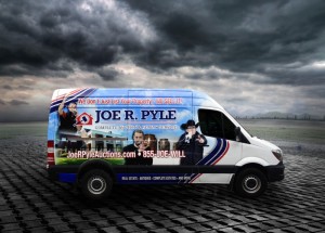 Joe Pyle Sprinter Van Wrap Side