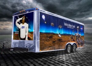 NASA Trailer Wrap Front Angle
