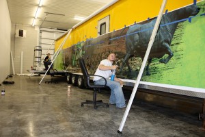 Jarrod with blowtorch