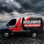 Accelerated Fire Van Wrap