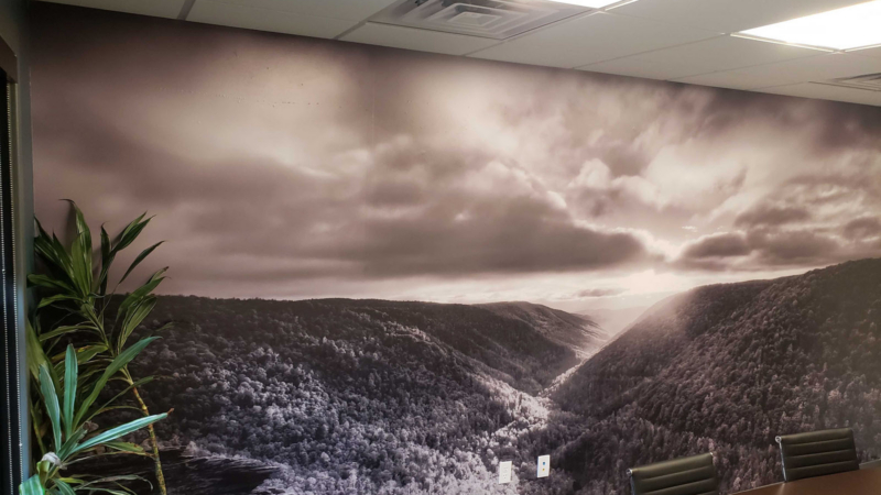 Office Space Wall Wrap