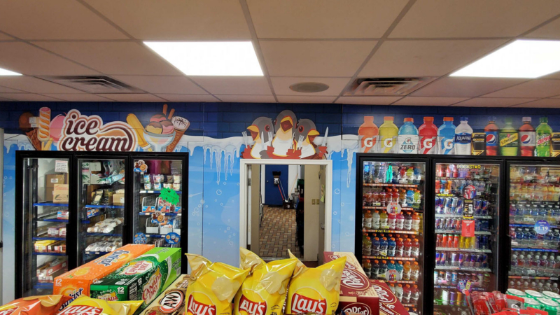 Convenience Store Wall Wrap