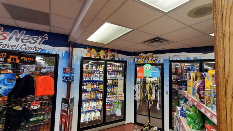 Beer Cave Wall Wrap
