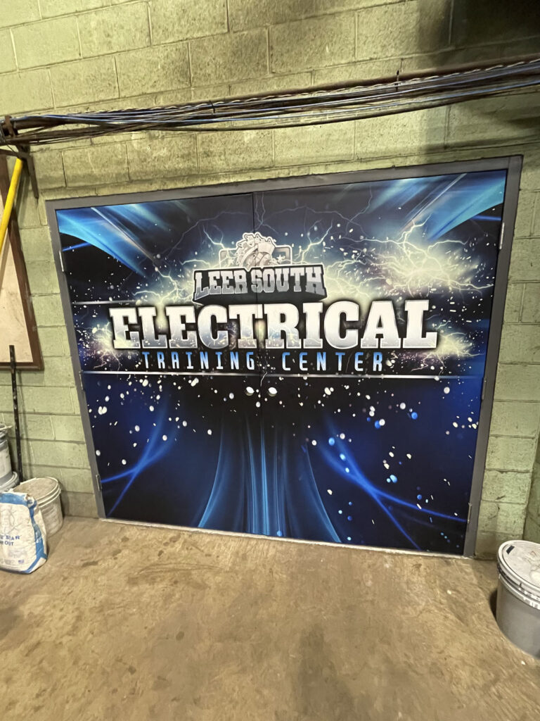 Electrical Company Wall Wrap
