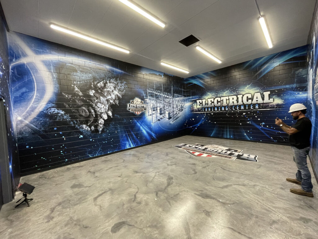 Training Center Wall Wrap