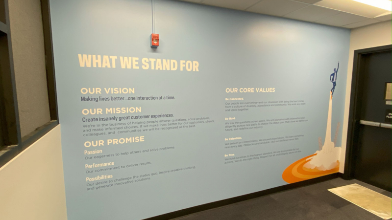 Stairwell Wall Wrap