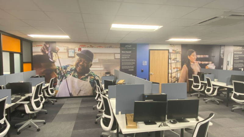 Office Cubicle Wall Wrap