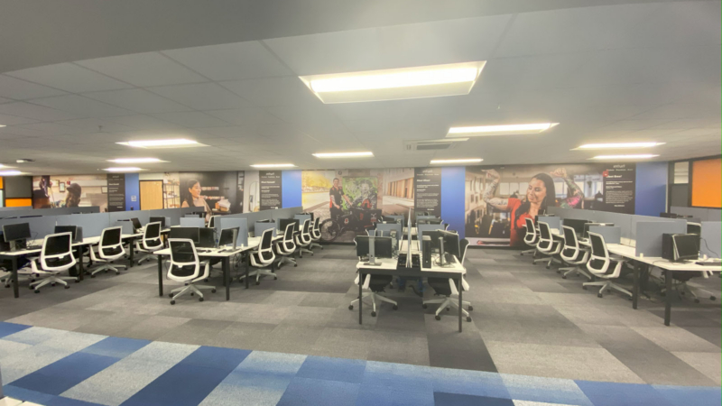 Office Center Wall Wrap