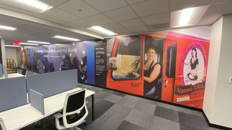 Interior Office Wall Wrap
