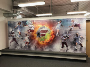 Wrapped Athletic Lockers